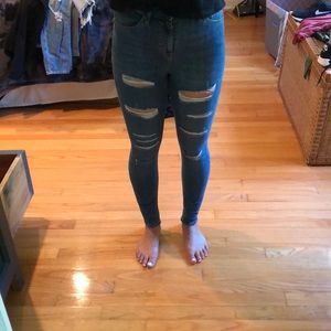 Topshop Jamie jeans destroyed!